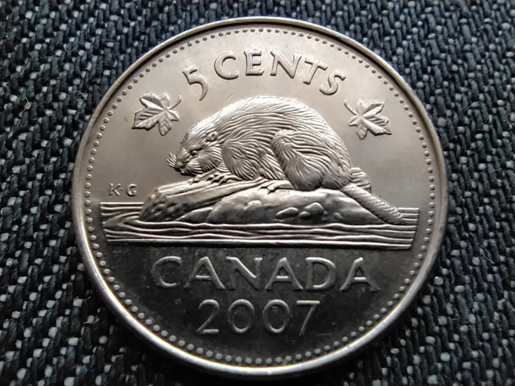 Kanada II. Erzsébet mágneses 5 Cent