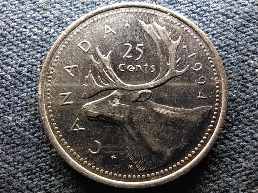 Kanada II. Erzsébet 25 Cent