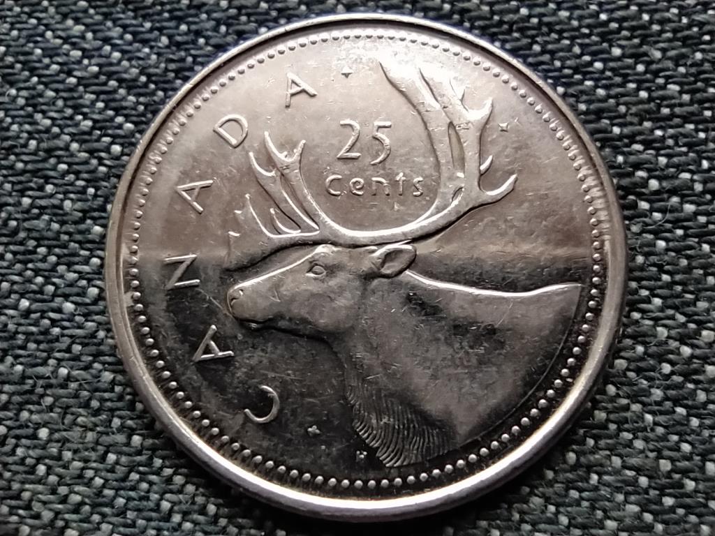Kanada 50 éve uralkodik II. Erzsébet 25 Cent