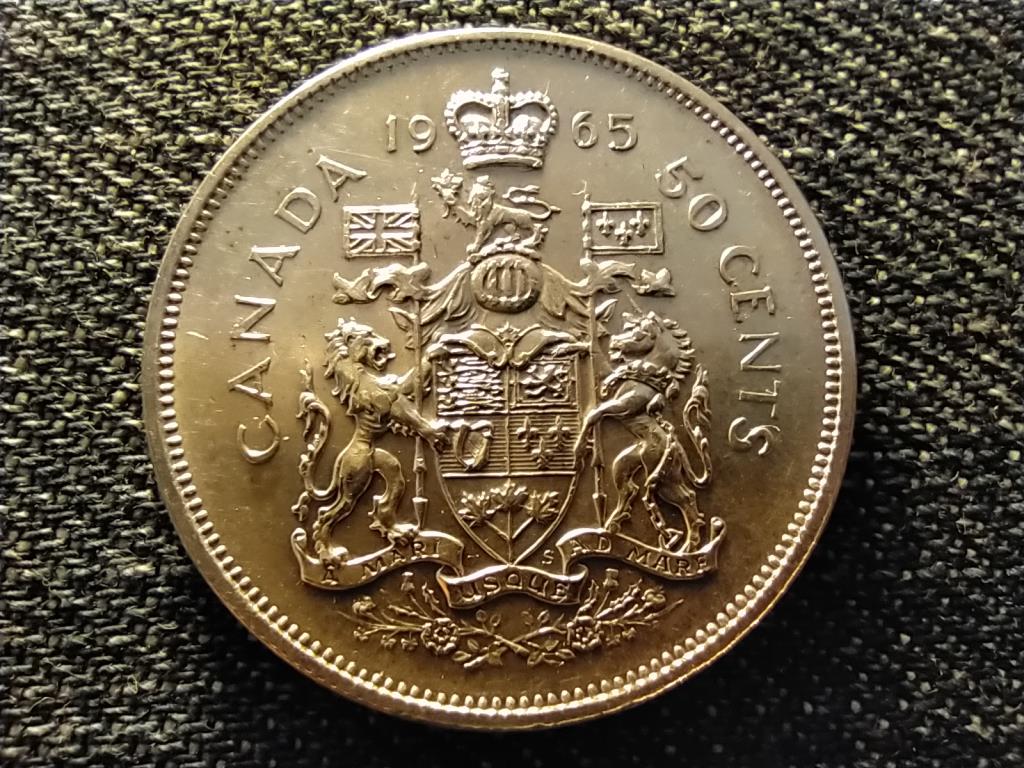 Kanada II. Erzsébet .800 ezüst 50 Cent