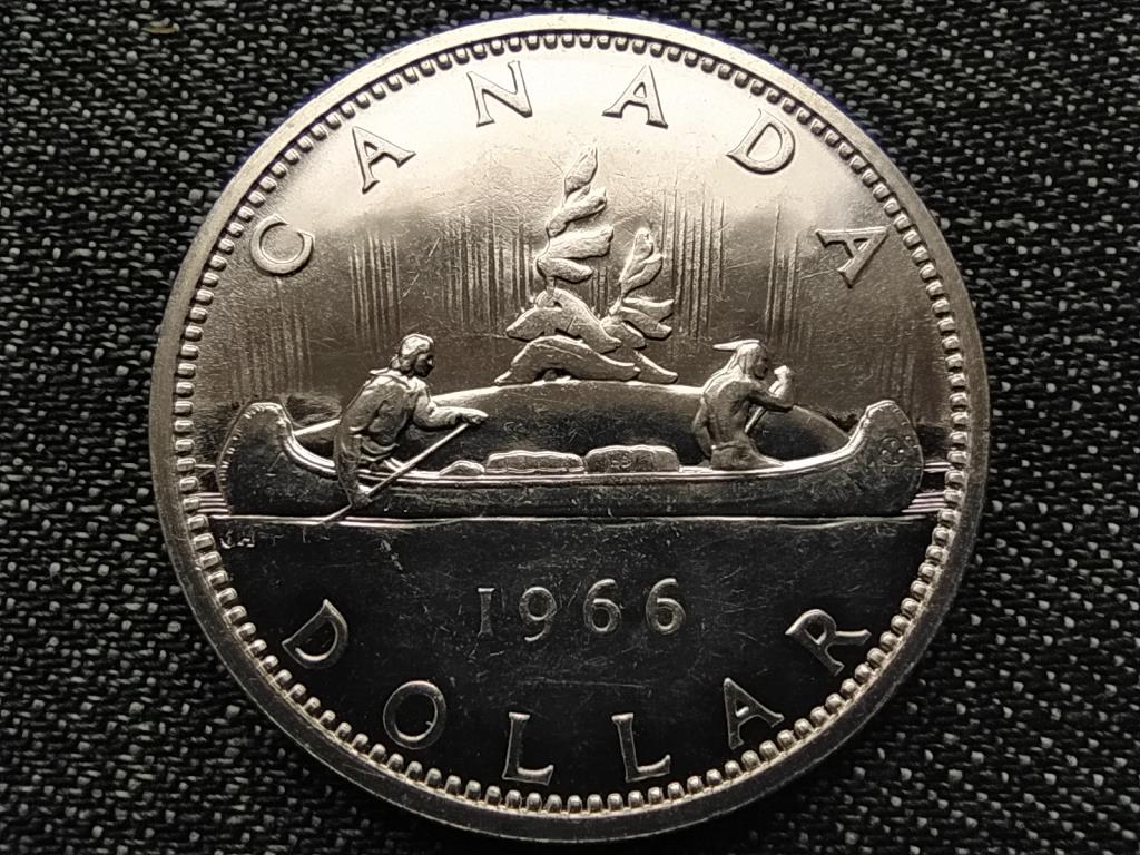 Kanada II. Erzsébet kenu .800 ezüst 1 Dollár