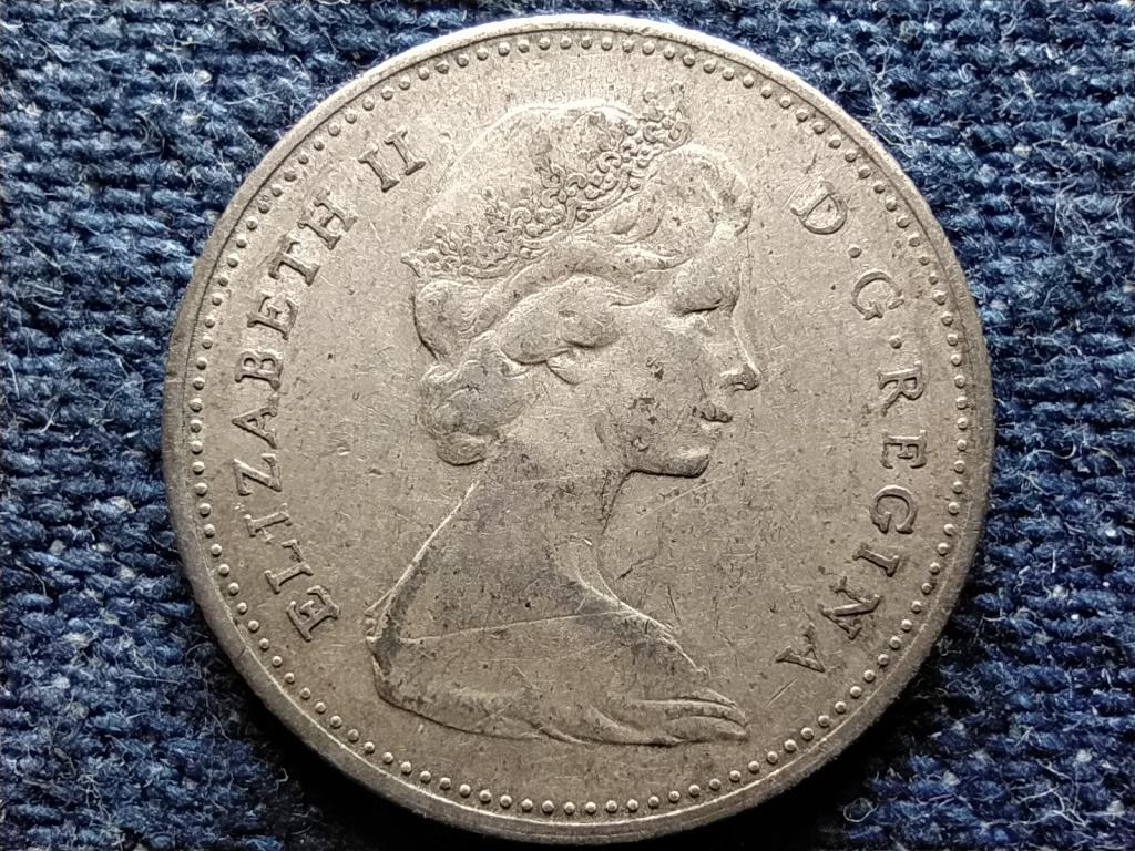 Kanada II. Erzsébet .800 ezüst 10 Cent