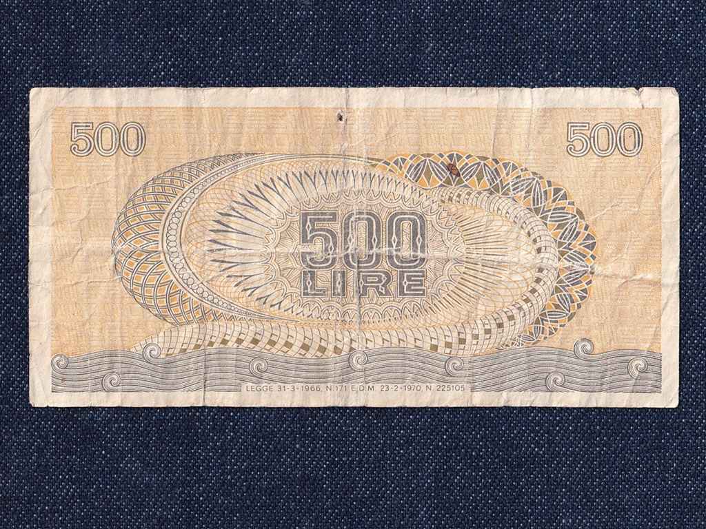 Olaszország 500 Líra bankjegy