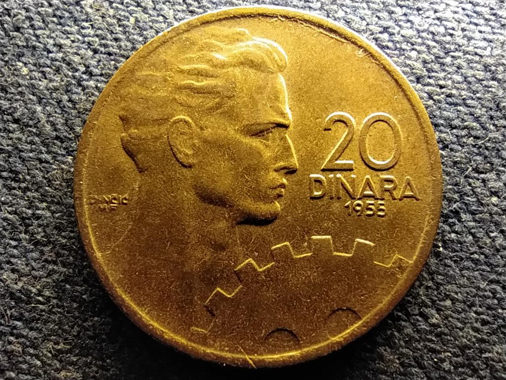 Jugoszlávia 20 Dínár