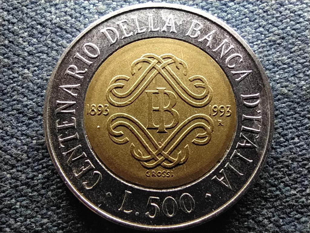 Olaszország 100 éves az olasz bank 500 Líra