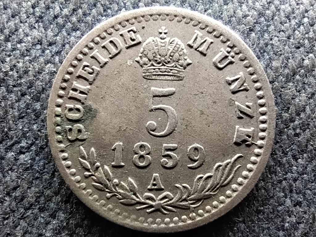 Ausztria Ferenc József .375 ezüst 5 Krajcár