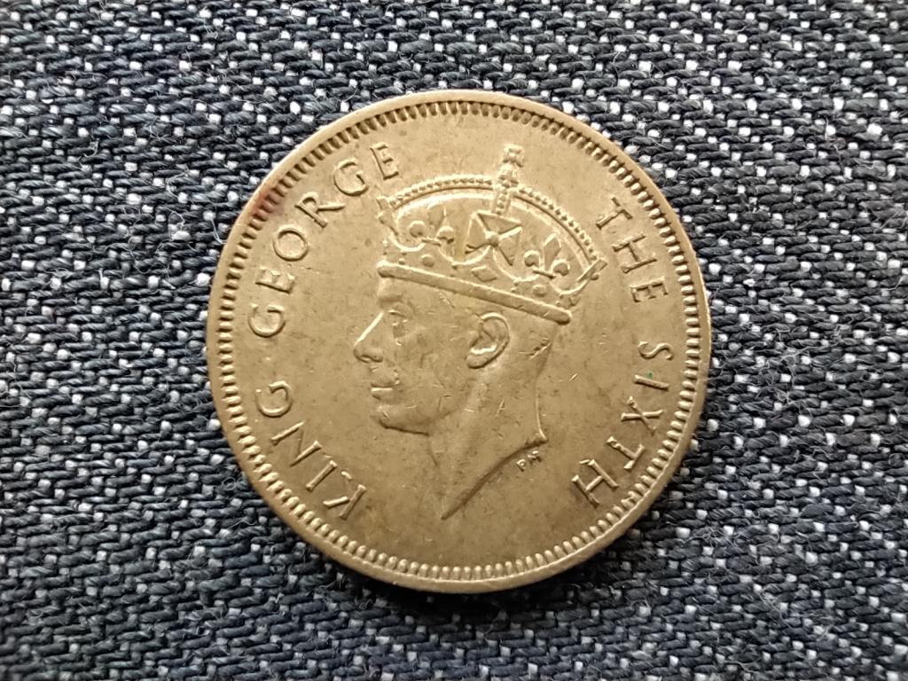 Hongkong VI. György 10 cent