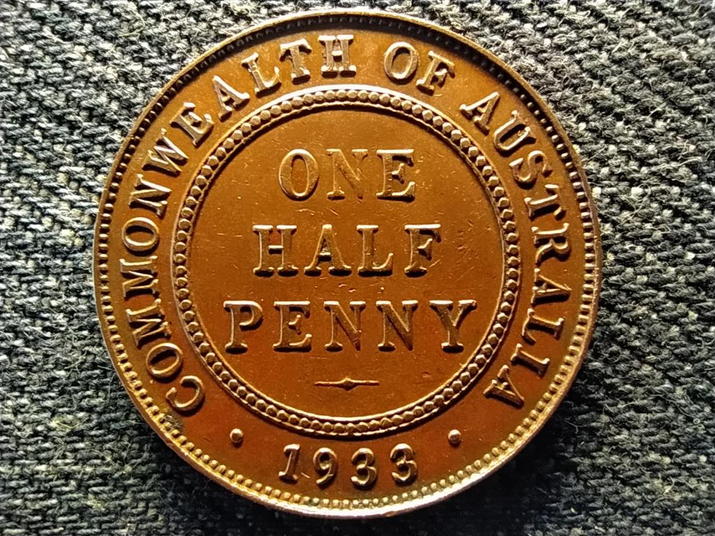 Ausztrália V. György (1910-1936) 1/2 Penny