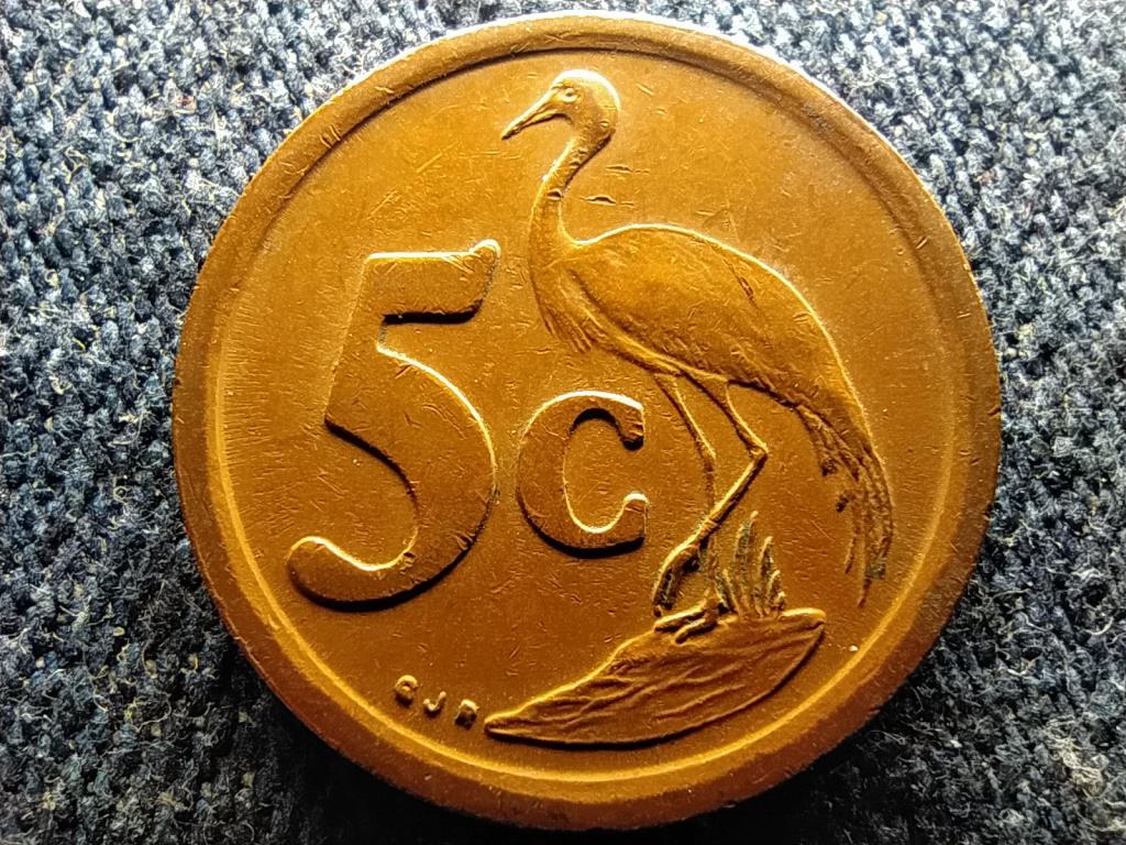 Dél-Afrikai Köztársaság Suid-Afrika 5 Cent