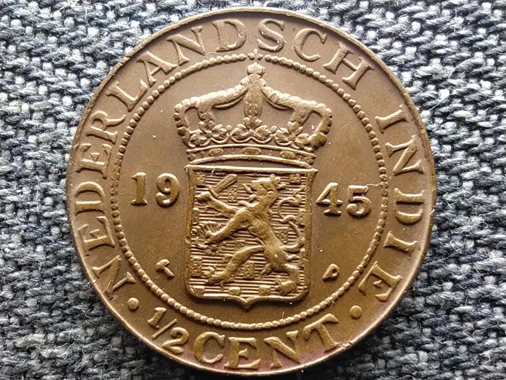 Holland Kelet India I. Vilma (1890-1948) 1/2 Cent