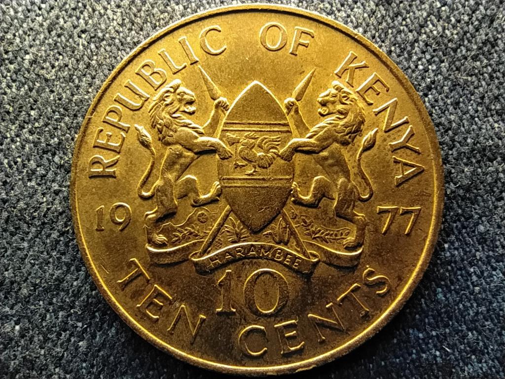 Kenya Mzee Jomo Kenyatta 10 cent