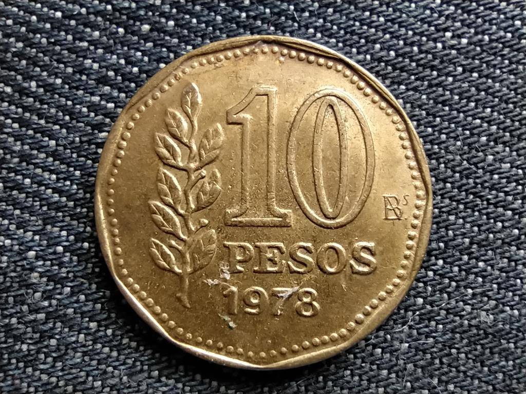 Argentína Szövetségi tartomány (1861-0) 10 Peso