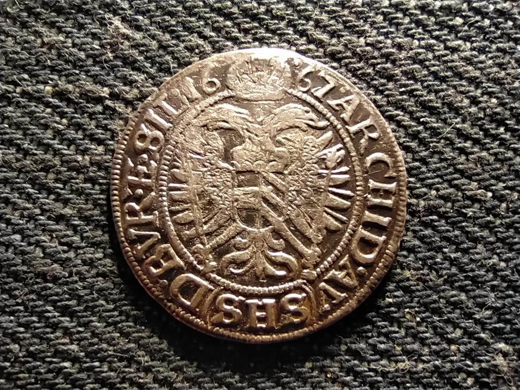 Német-Római Birodalom Leopold I. császár (1658-1705) ezüst 3 krajcár