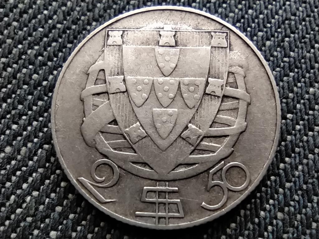 Portugália Második Köztársaság (1926-1974) .650 ezüst 2.5 Escudo