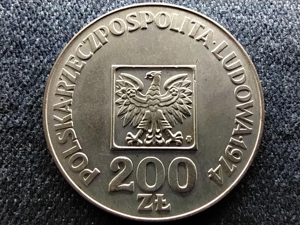 Lengyelország 30 éves a Népköztársaság .625 ezüst 200 Zloty