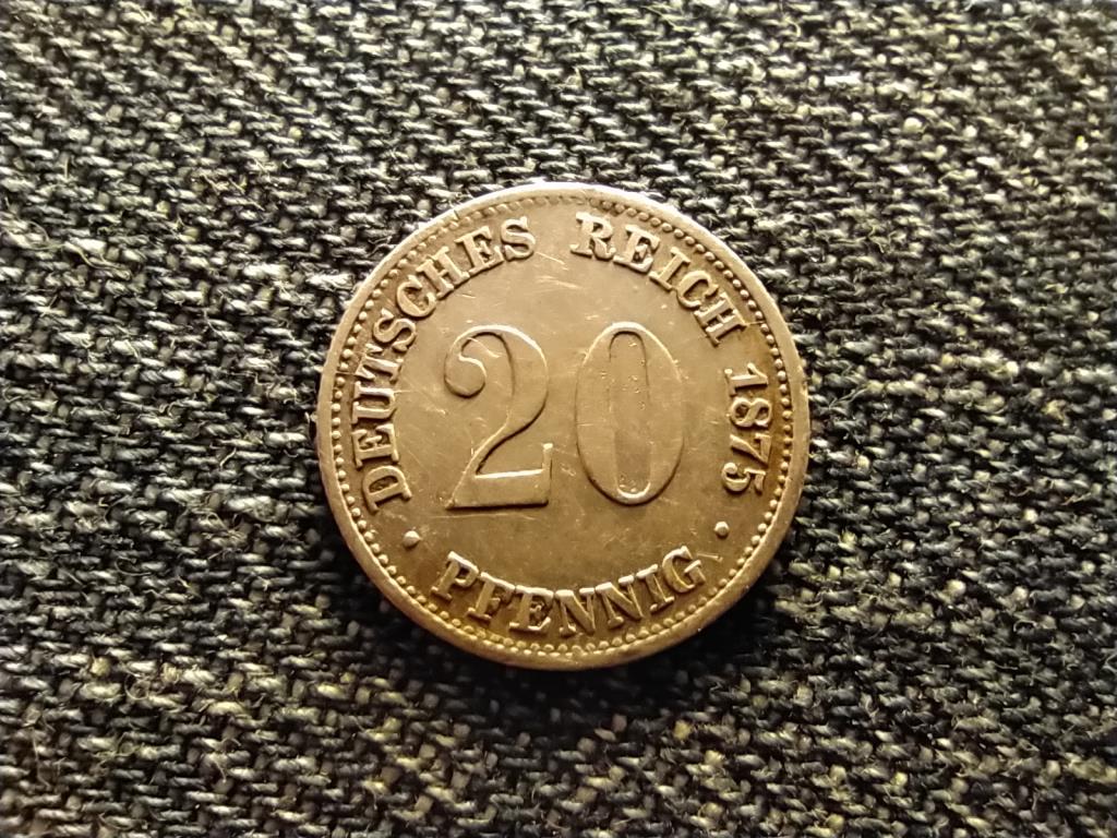 Németország Második Birodalom I. Vilmos (1871-1888) .900 ezüst 20 Pfennig