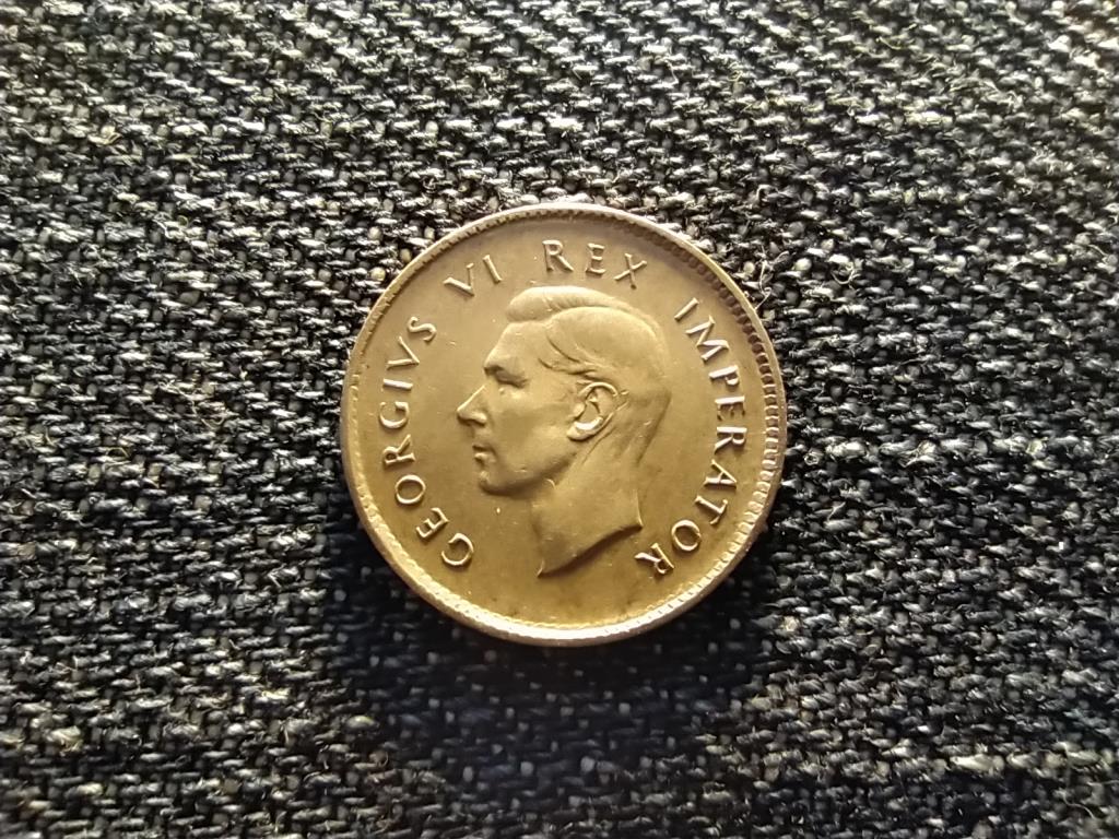 Dél-Afrikai Köztársaság VI. György .800 ezüst 3 Penny