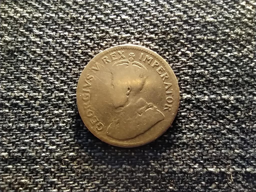 Dél-Afrikai Köztársaság V. György .800 ezüst 3 Pence