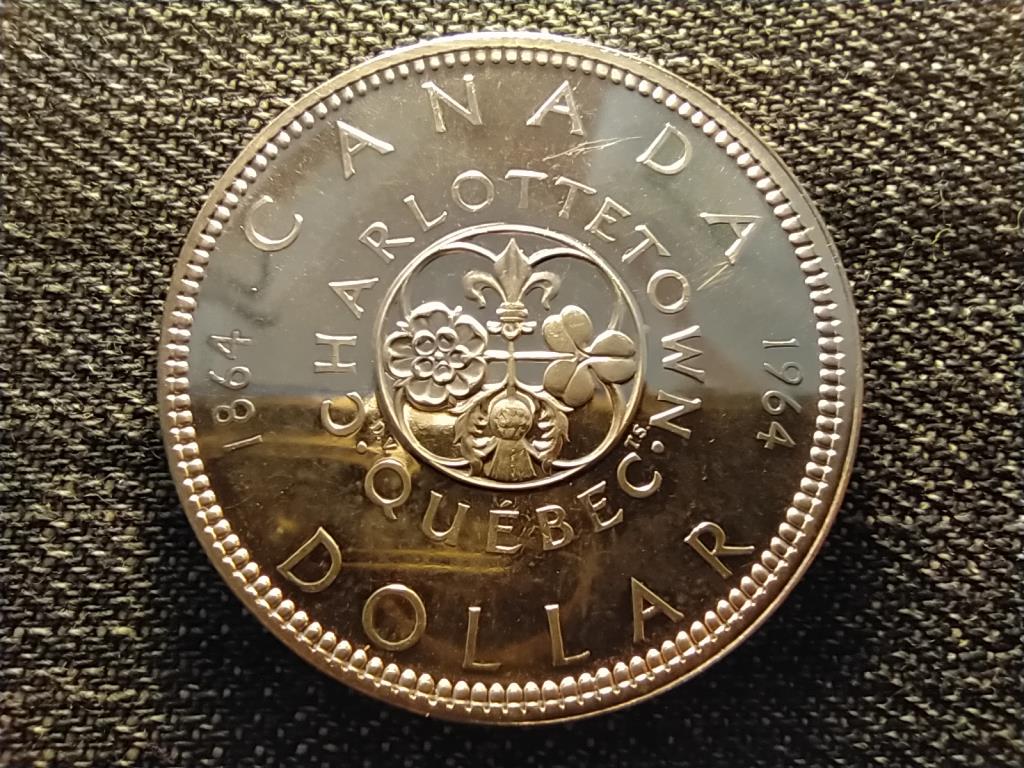 Kanada 100 éves a Konföderációs konferencia .800 ezüst 1 Dollár