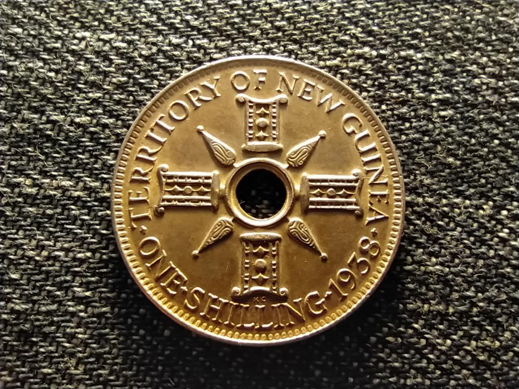 Pápua Új-Guinea VI. György .925 ezüst 1 Shilling