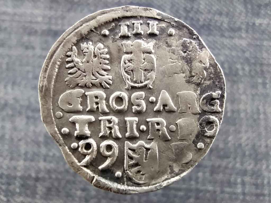 Lengyel-Litván Unió III. Zsigmond ezüst 3 grosz Bydgoszcz 