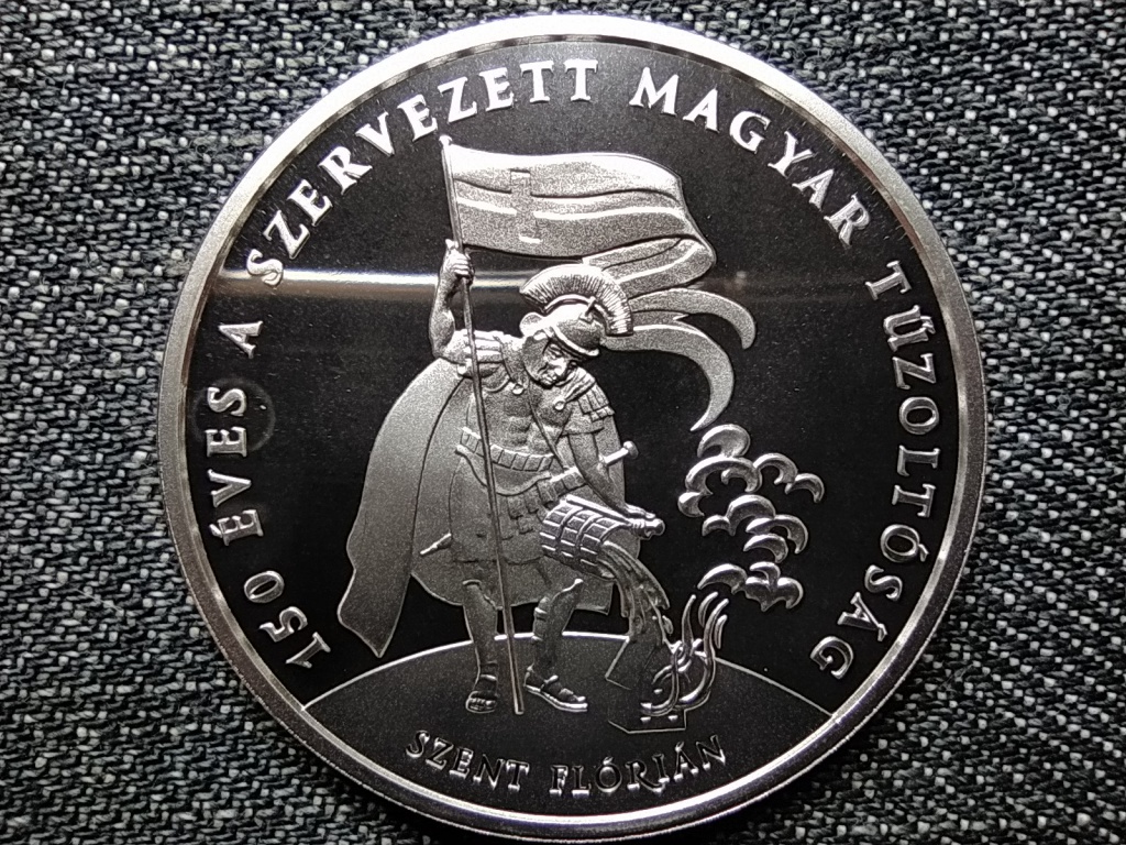 150 éves a Szervezett Magyar Tűzoltóság .925 ezüst 10000 Forint