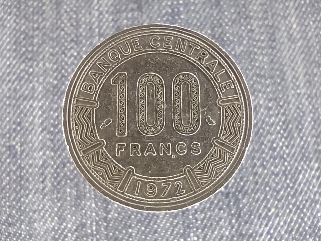 Franciaország Közép-afrikai Köztársaság 100 frank