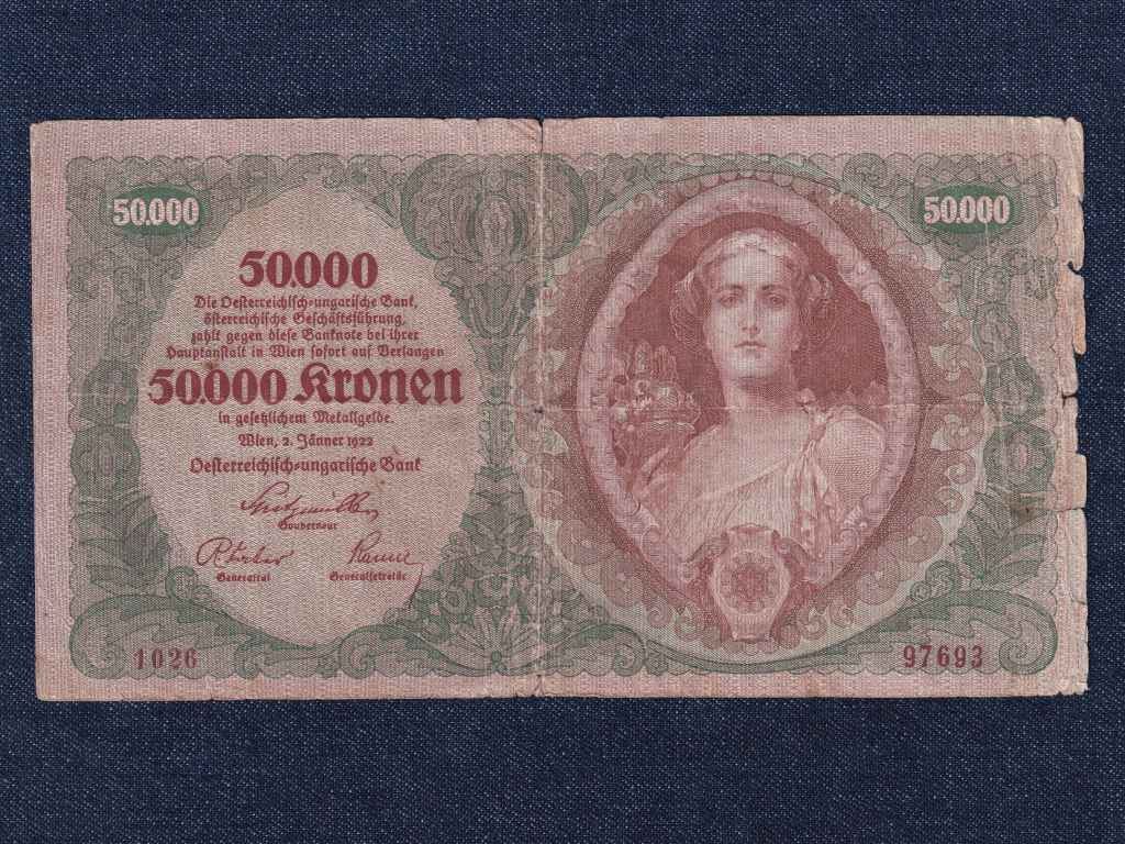 Ausztria 50000 Korona bankjegy