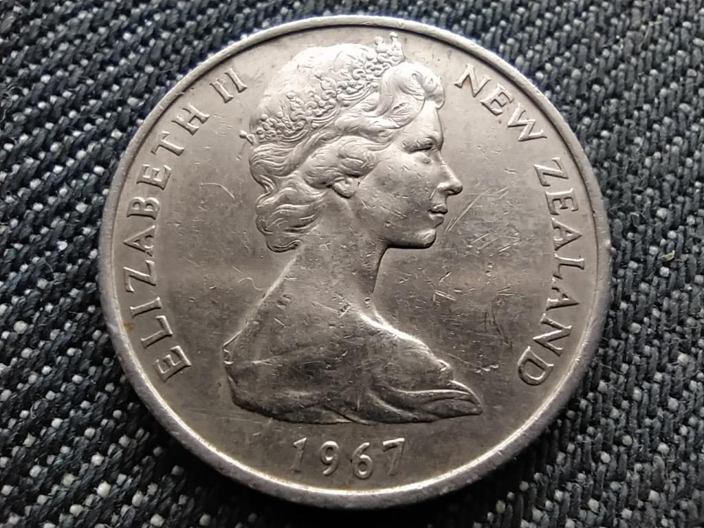 Új-Zéland II. Erzsébet maori maszk 10 Cent