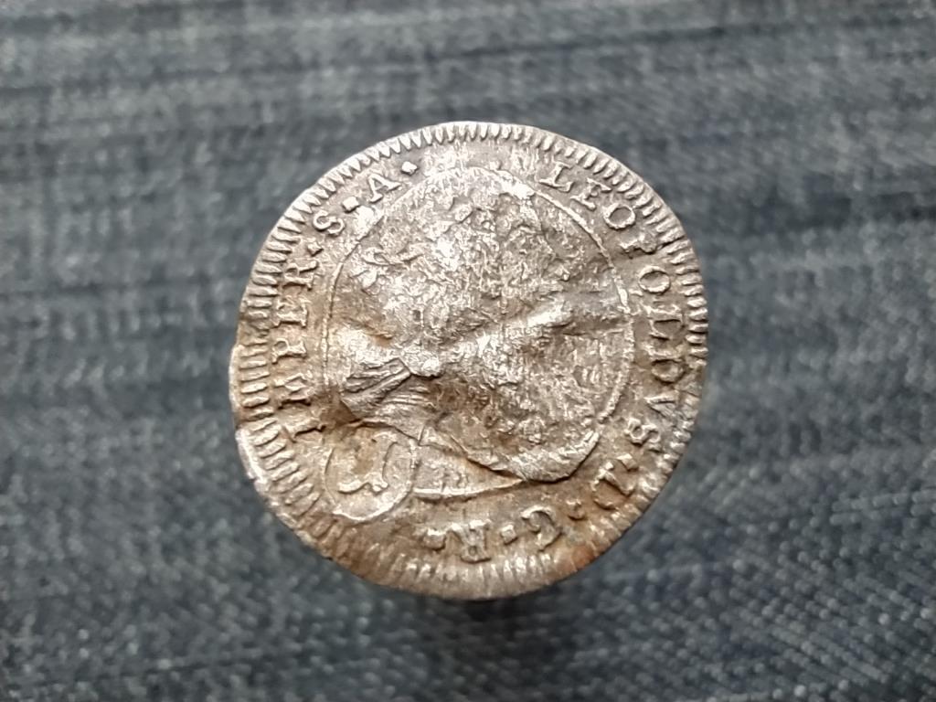Csehország I. Lipót (1657-1705) ezüst 1 Krajcár