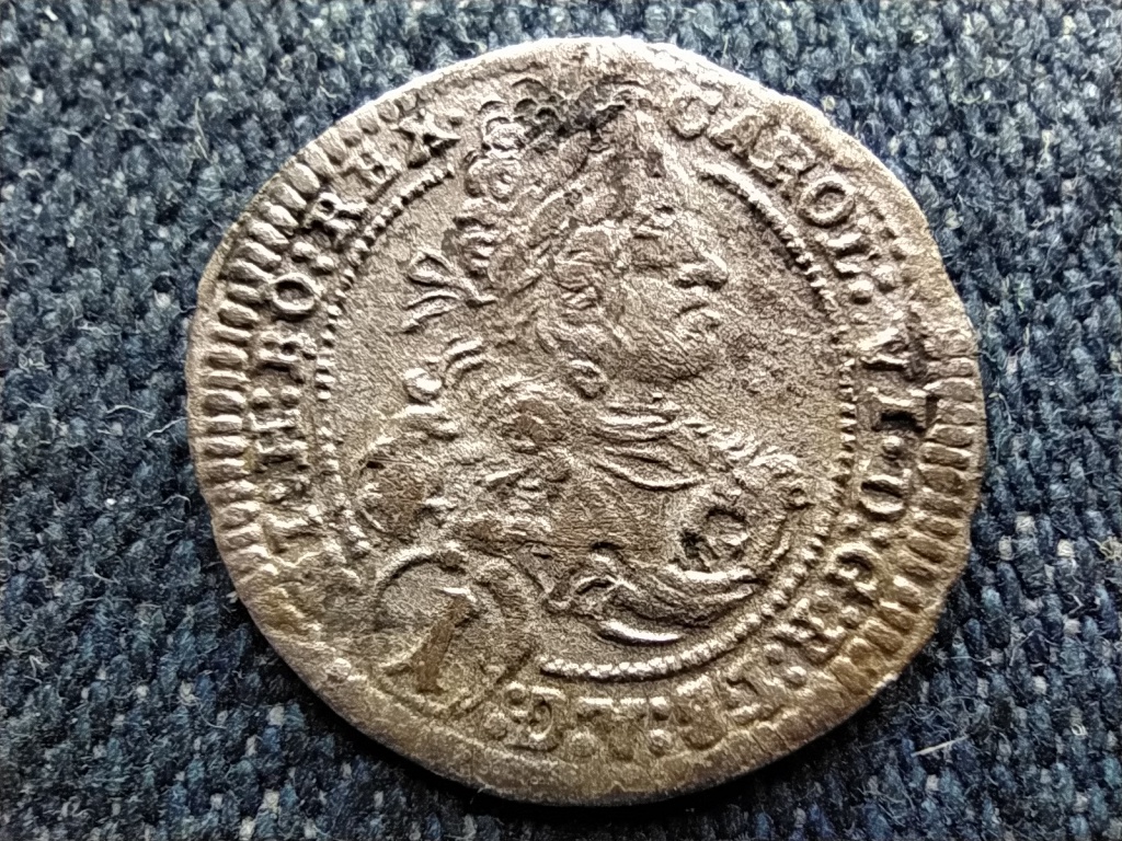 Német-Római Birodalom Graz Karl VI. császár (1711-1740) ezüst 1 krajcár