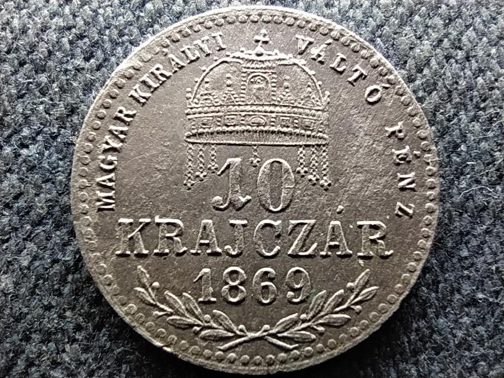 Osztrák-Magyar Forint .400 ezüst 10 Krajcár
