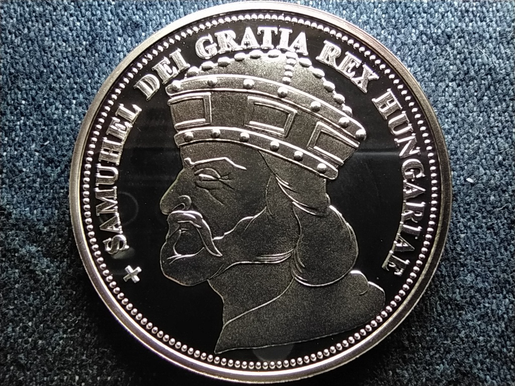 Királyi Koronák Utánveretben Aba Sámuel 5 korona .999 ezüst