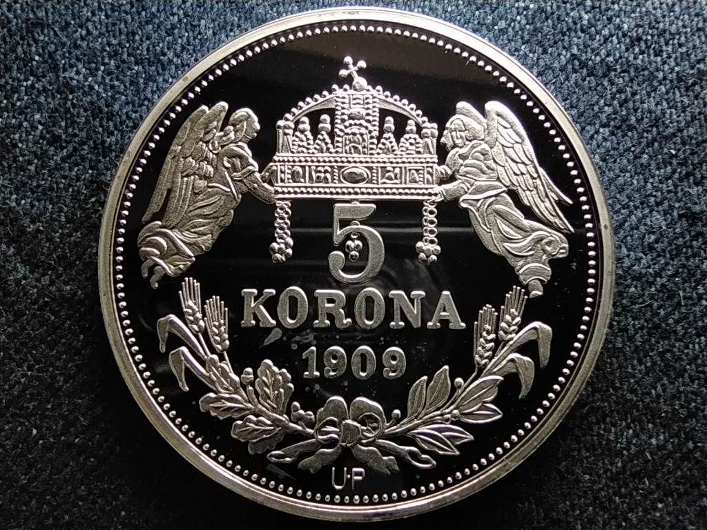 Királyi Koronák Utánveretben Mária Terézia 5 korona .999 ezüst