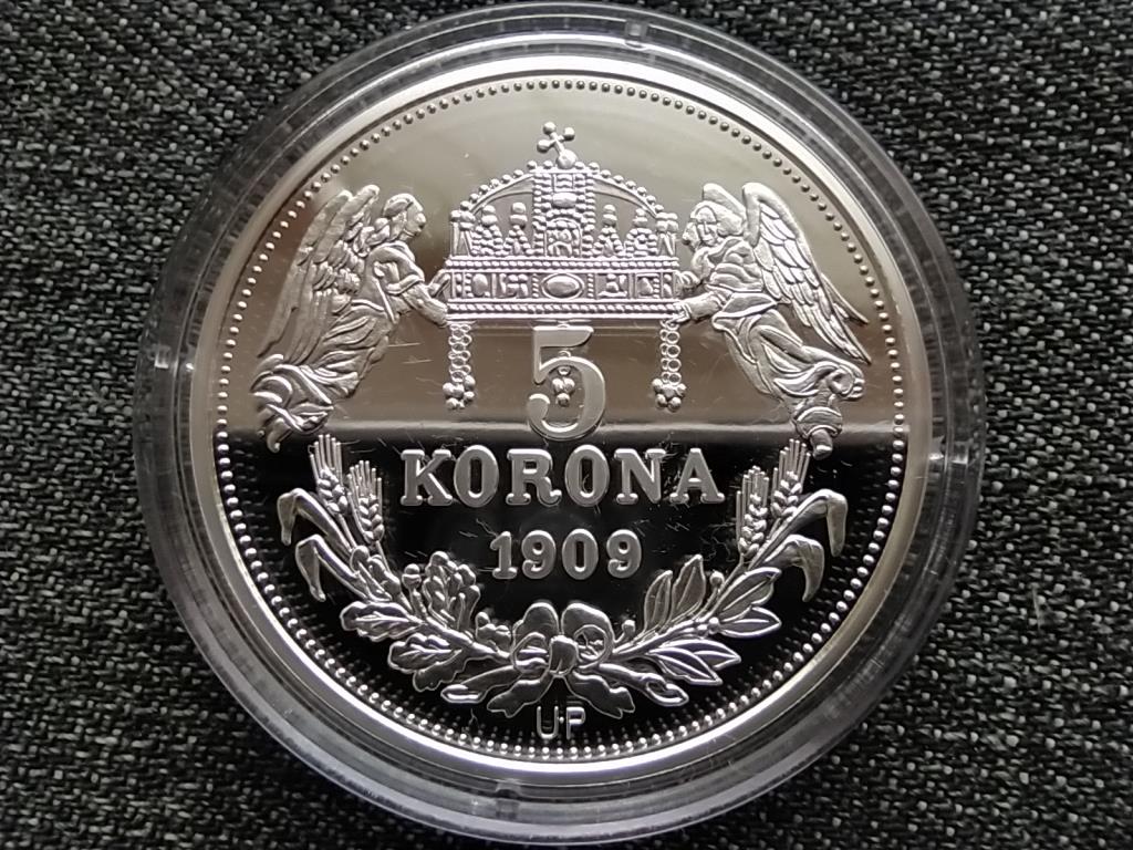 Királyi Koronák Utánveretben Salamon 5 korona .999 ezüst