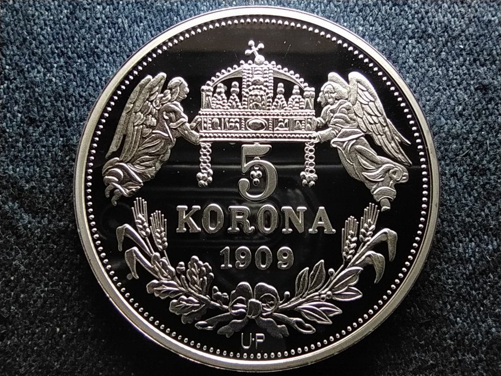 Királyi Koronák Utánveretben II. Ferdinánd 5 korona .999 ezüst