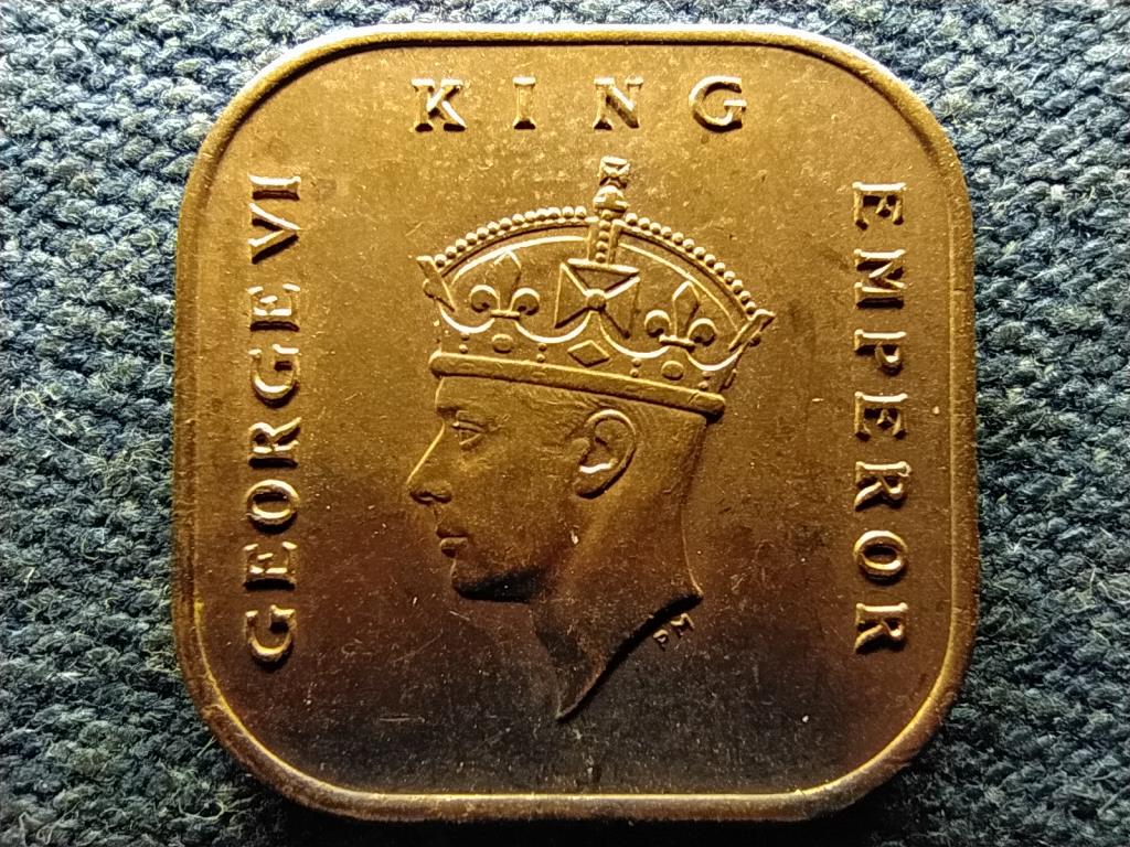 Malajzia VI. György (1936-1952) 1 cent
