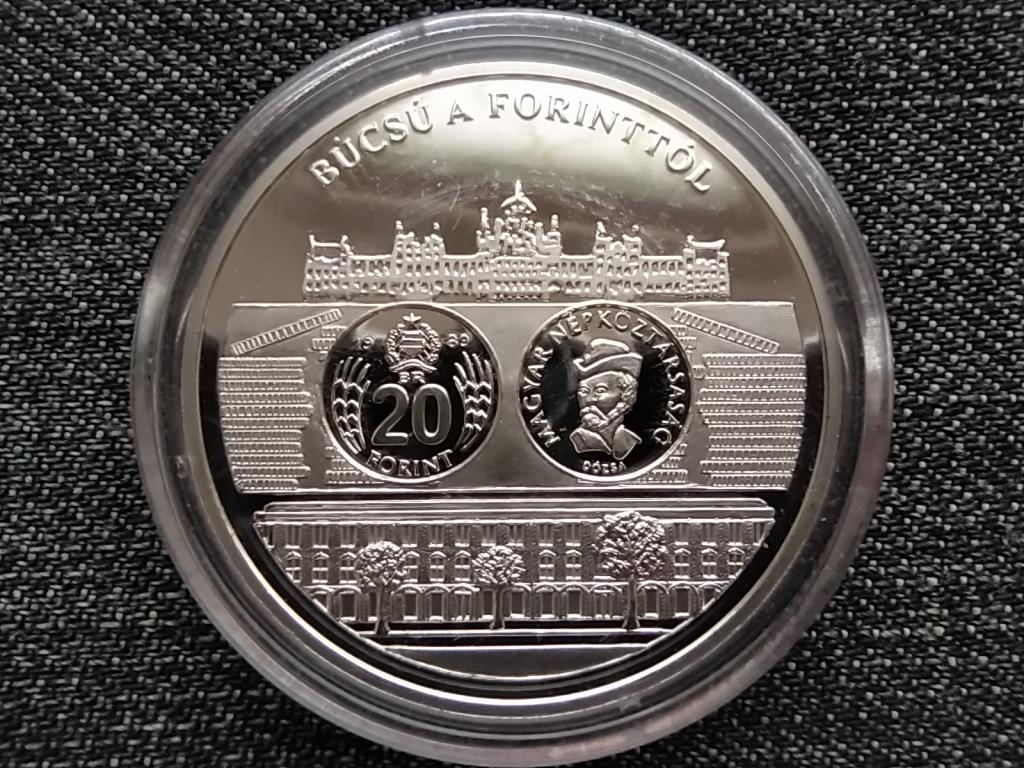 A magyar pénz krónikája Búcsú a forinttól .999 ezüst