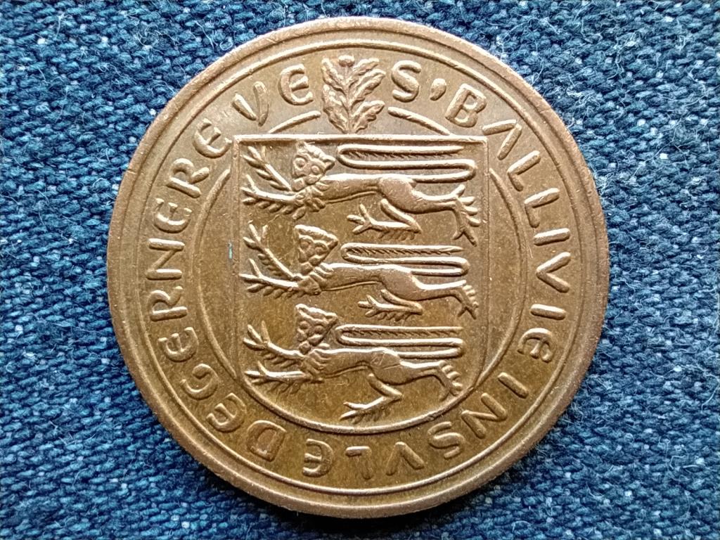 Guernsey II. Erzsébet szélmalom 2 új penny