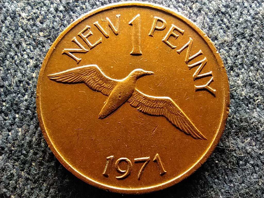 Guernsey II. Erzsébet szula 1 új penny