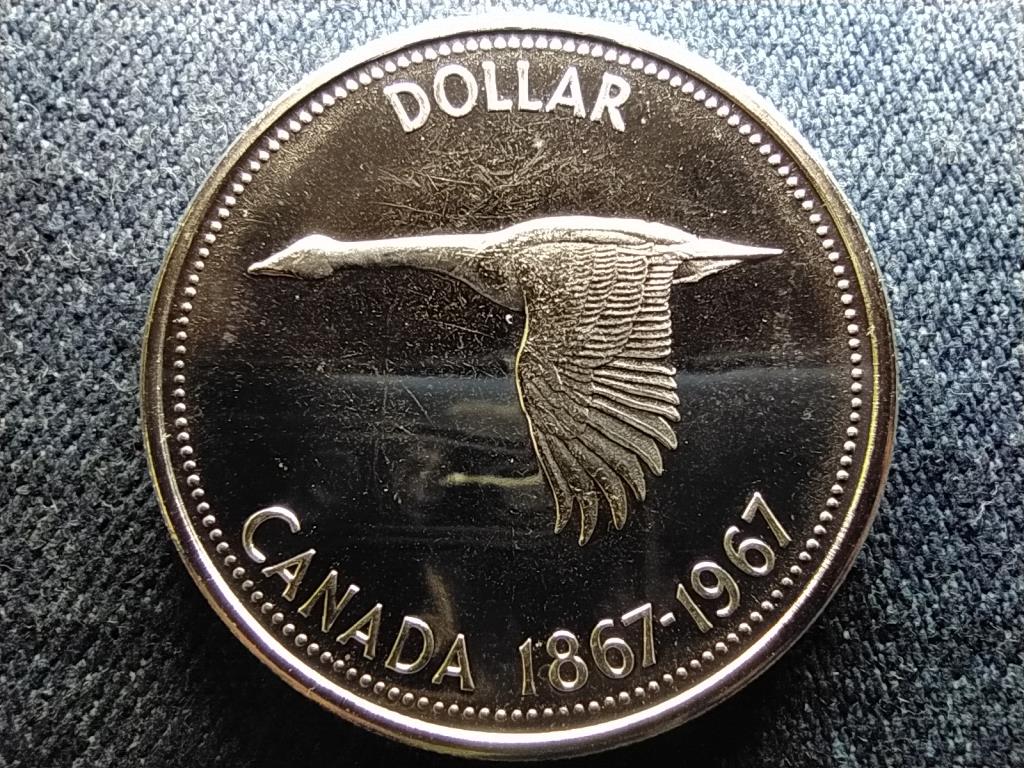 Kanada 100 éves Kanada lúd .800 ezüst 1 Dollár