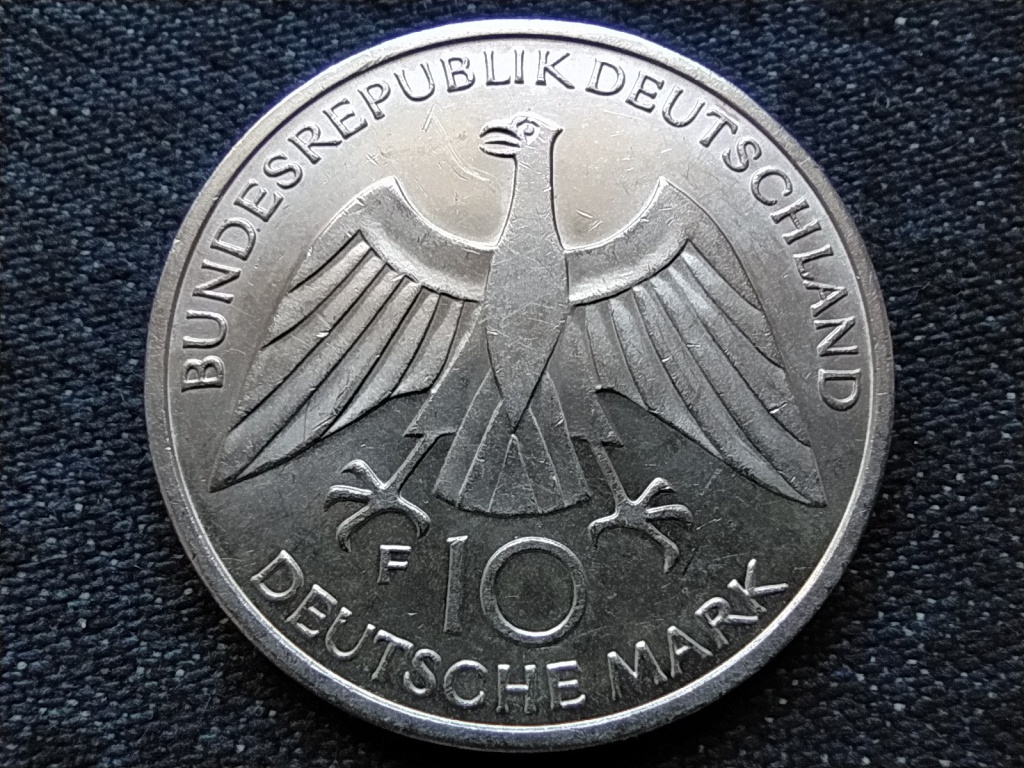 Németország 1972-es müncheni olimpiai játékok szalag .625 ezüst 10 Márka