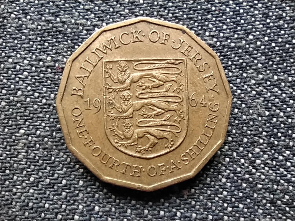 Jersey II. Erzsébet 1/4 shilling
