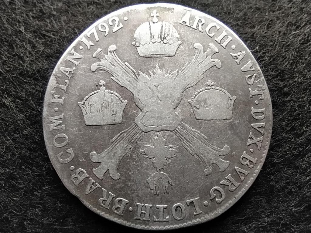 Osztrák Németalföld II. Lipót (1790-1792) .873 ezüst 1/4 koronatallér