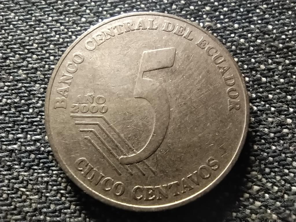 Ecuador Juan Montalvo 5 Centavo