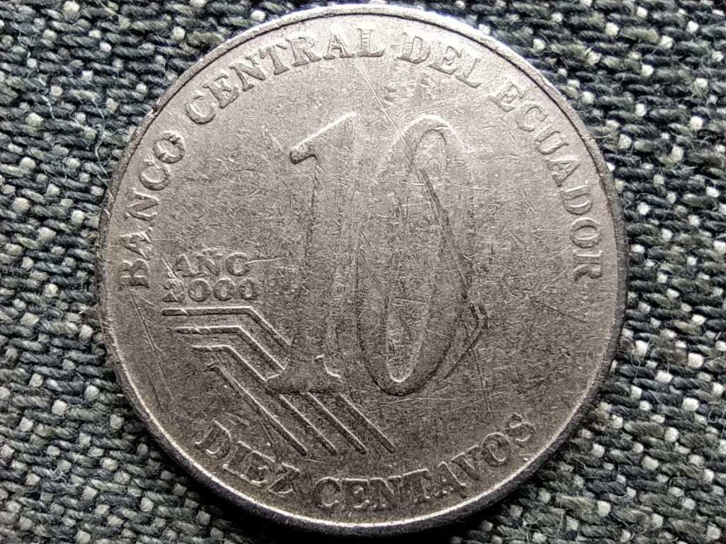 Ecuador Eugenio Espejo 10 Centavo