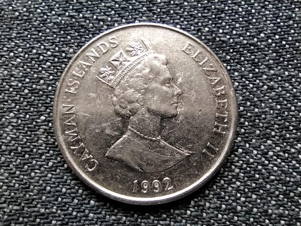 Kajmán-szigetek II. Erzsébet (1952-) &#039;Kirk B&#039; szkúner 25 cent
