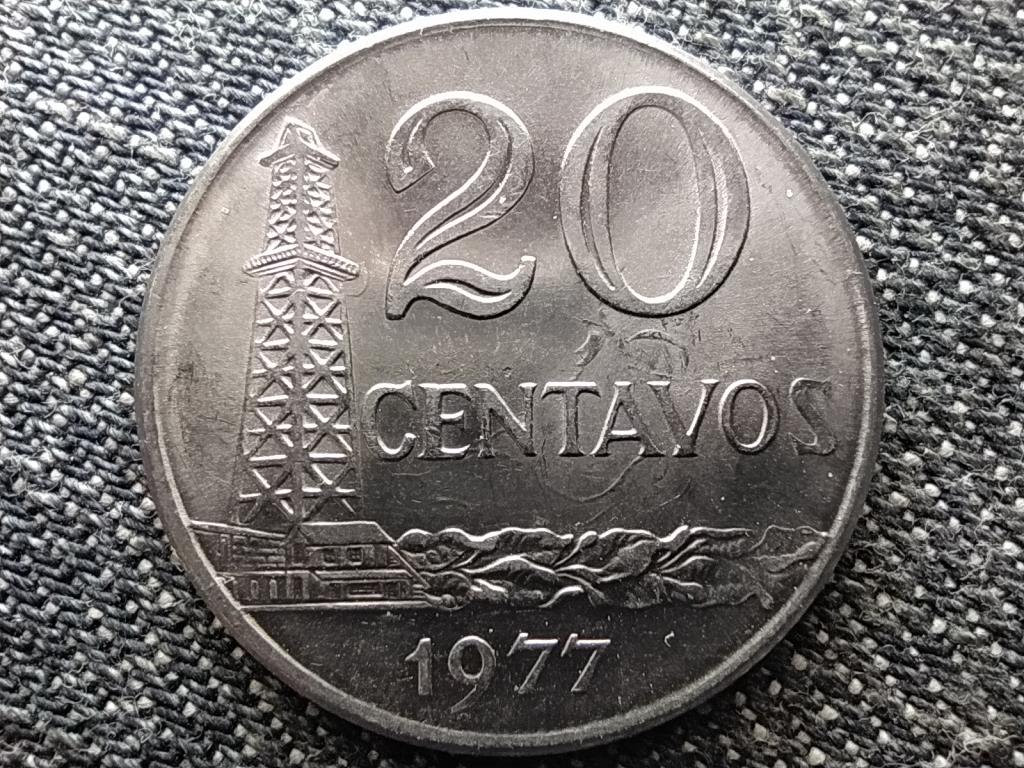 Brazília Brazil Szövetségi Köztársaság (1967-0) 20 Centavó