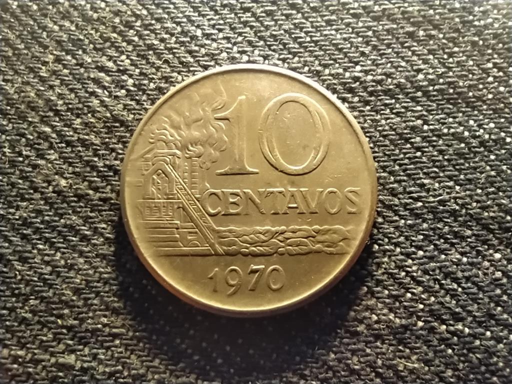 Brazília Brazil Szövetségi Köztársaság (1967-0) 10 Centavó