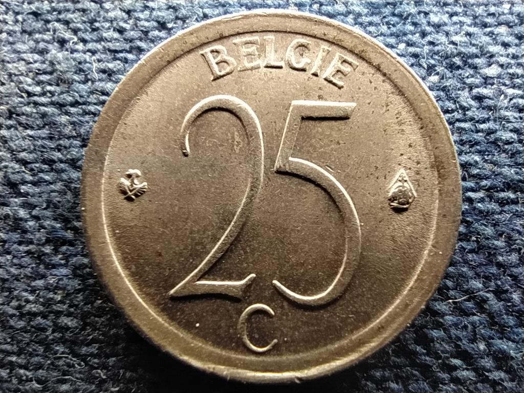 Belgium I. Baldvin (1951-1993) 25 centime (holland szöveg)